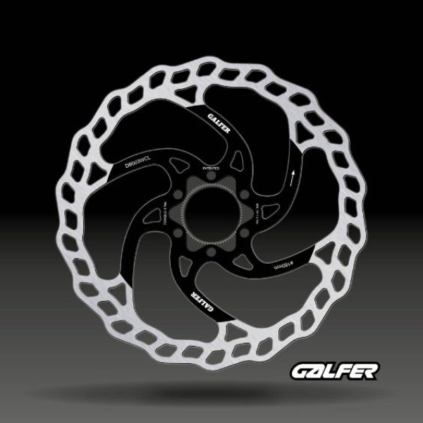 画像1: Ｇａｌｆｅｒ　ディスクブレーキローター（１８０ｍｍ　×　１．８ｍｍ　ｗ／Ｃｅｎｔｅｒｌｏｃｋ）標準タイプ (1)