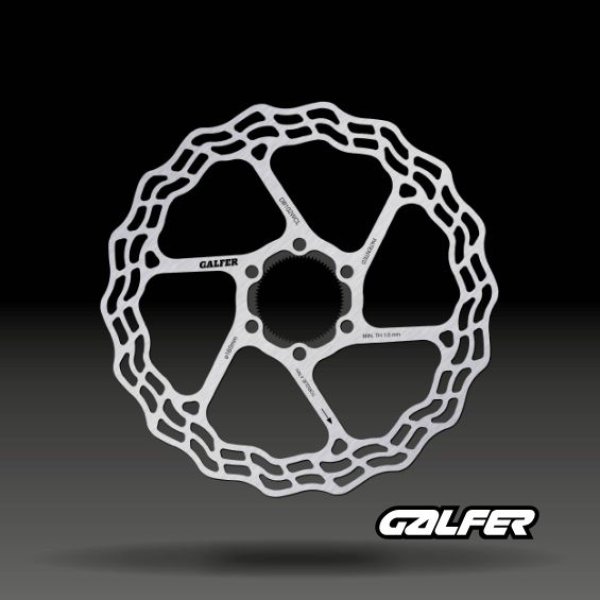 画像1: Ｇａｌｆｅｒ　ディスクブレーキローター（１６０ｍｍ　×　１．８ｍｍ　ｗ／Ｃｅｎｔｅｒｌｏｃｋ　ｆｏｒ　Ｒｏａｄ） (1)